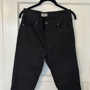 NWOT high waist Madewell black denim